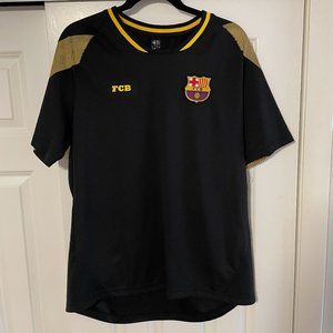 Black FC Barcelona Pre-Match Jersey